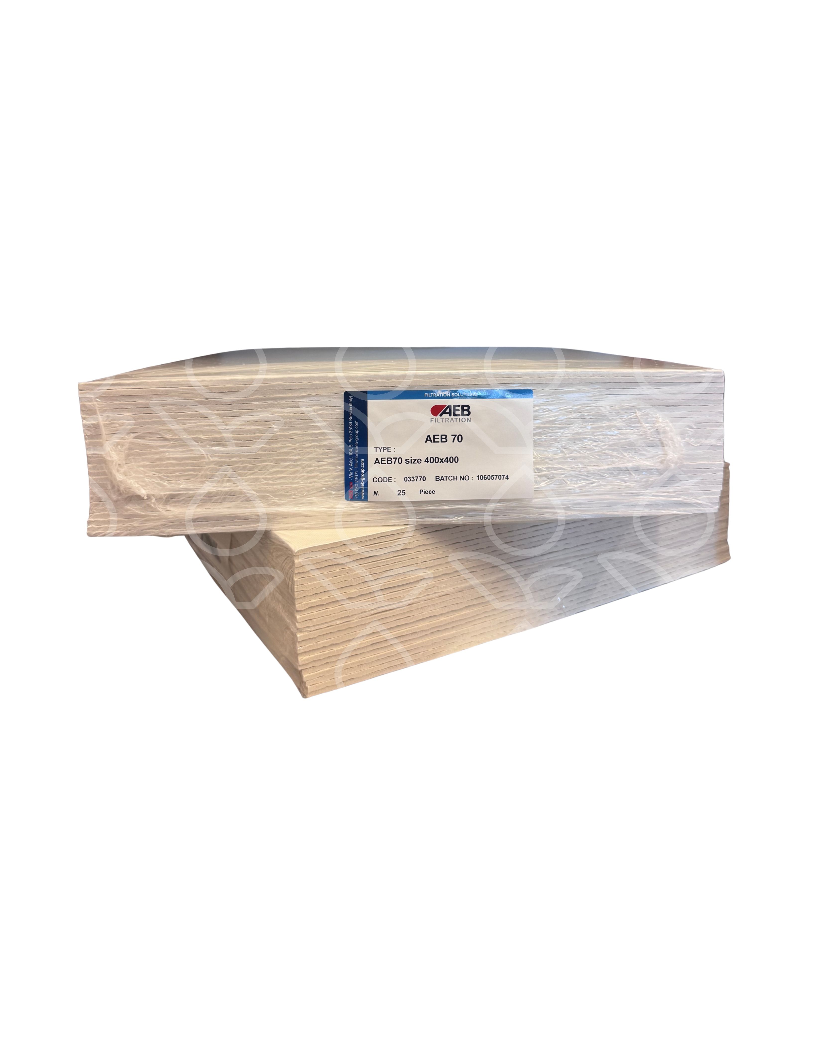 AEB DFR 30-50-70 strati filtranti 40×40