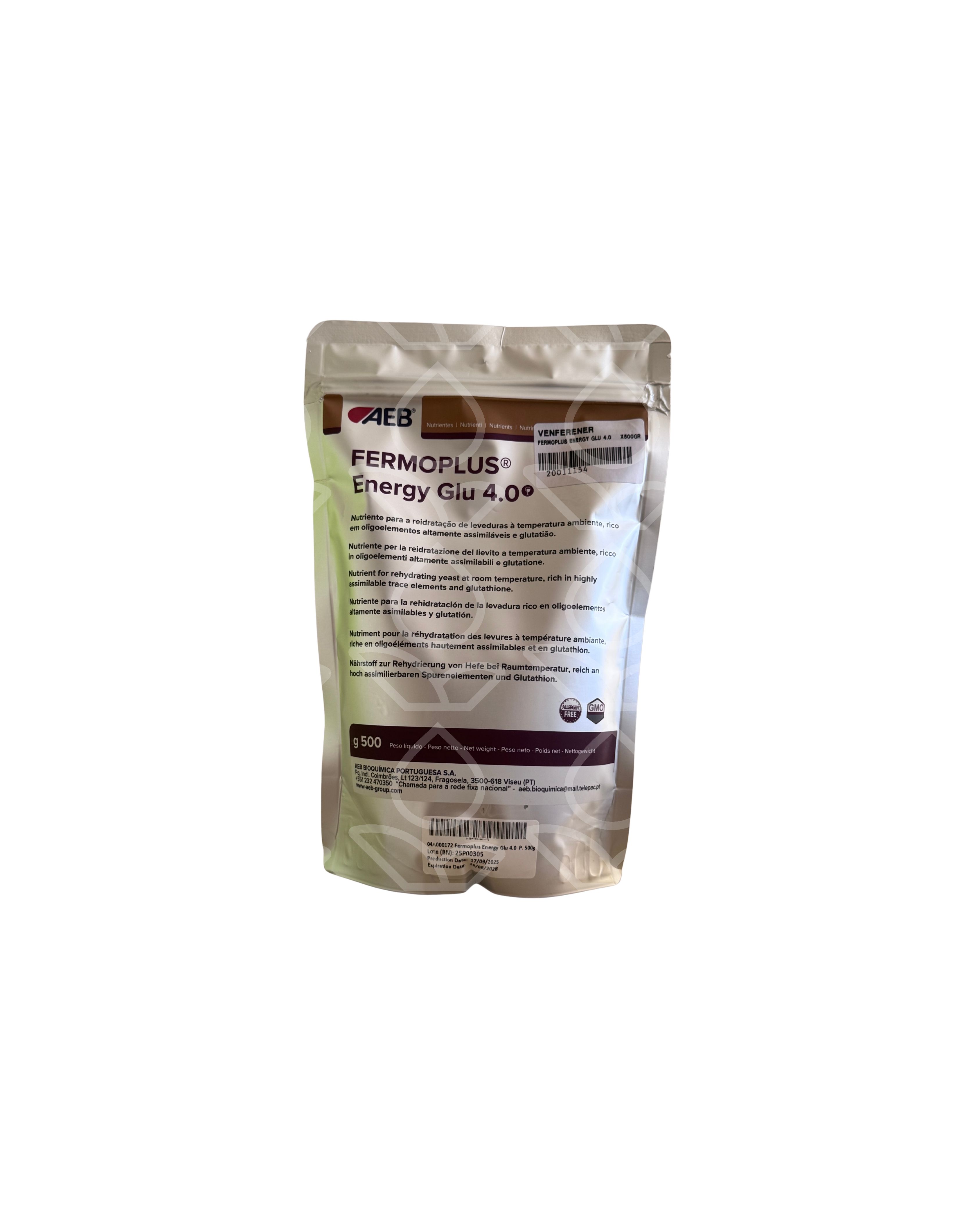 AeB FERMOPLUS ENERGY GLU 4.0 attivante - 500 g