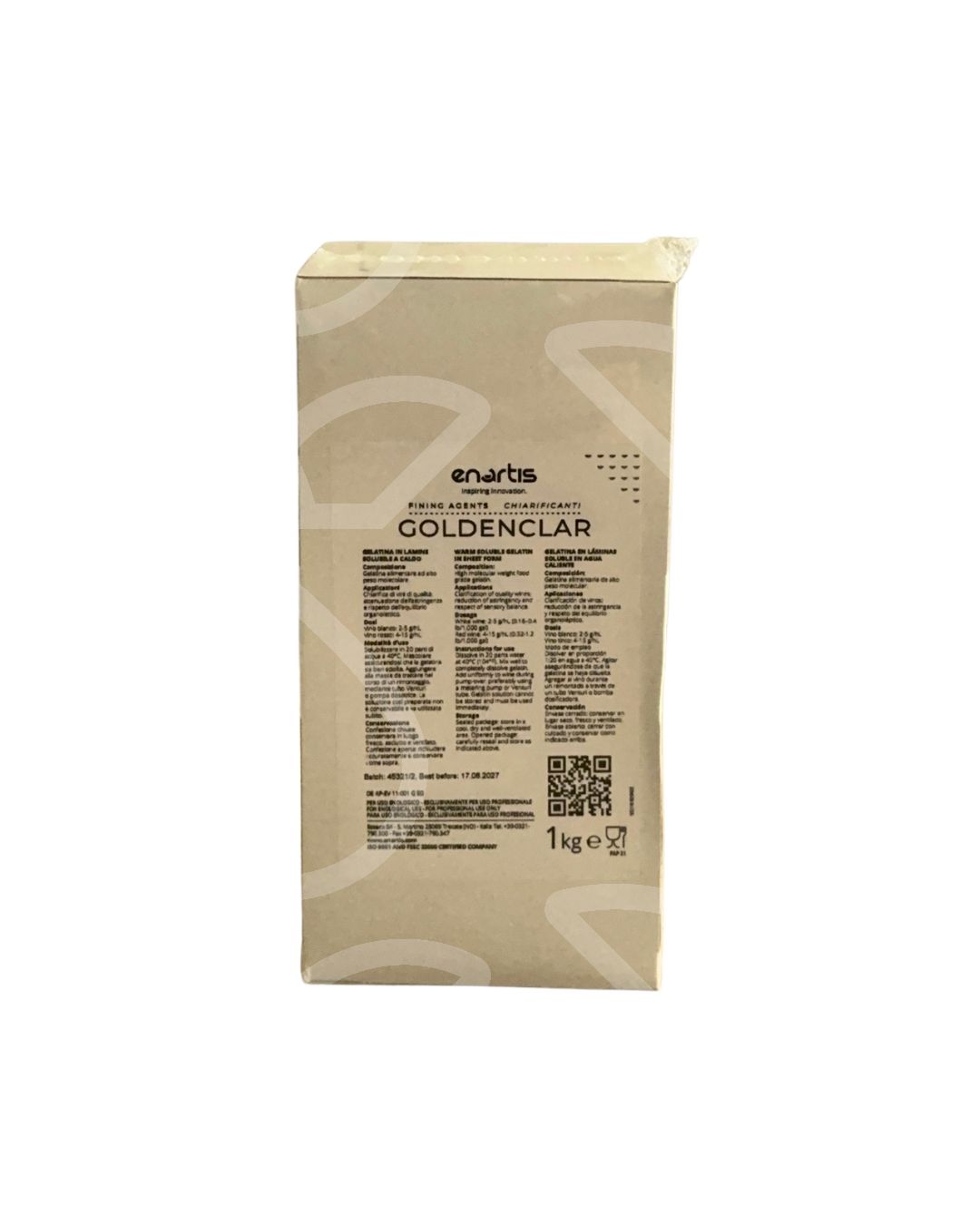 Dal Cin GOLDEN CLAR chiarificante - 1 kg